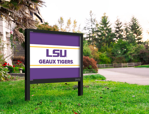 Lsu Geaux Tigers Purple Yardsy Sign Yard