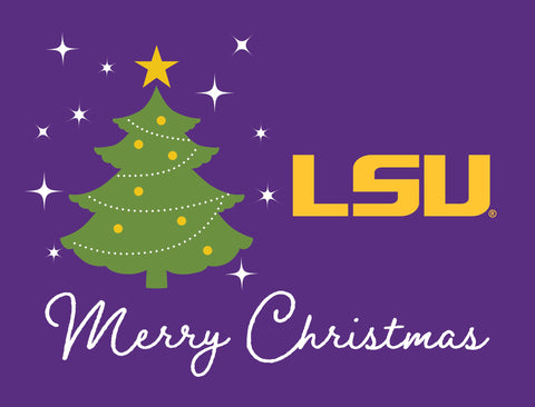 Lsu Merry Christmas Yardsy Sign yard sign