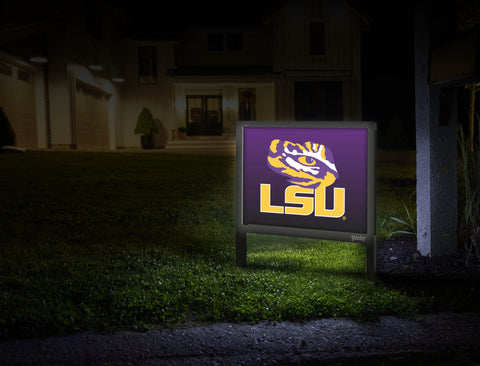 LSU Tiger Eye Purple Yardsy Sign