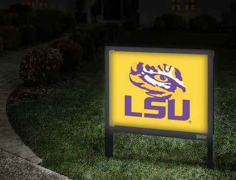 LSU Tiger Eye Yellow Yardsy Sign