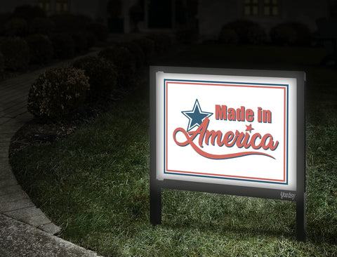 Made In America Yardsy Sign Walkway