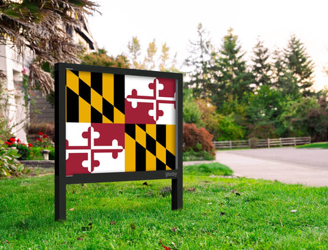 Maryland Flag Yardsy Sign Yard