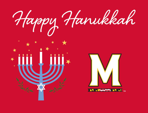 Maryland Happy Hanukkah Yardsy Sign yard sign