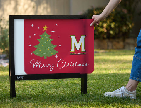 Maryland Merry Christmas Yardsy Sign yard sign