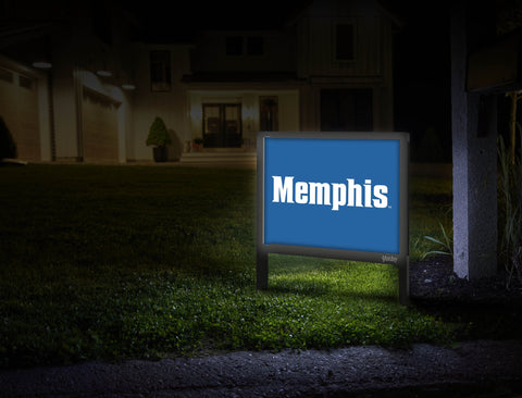 Memphis Blue Yard Sign V2 Mailbox