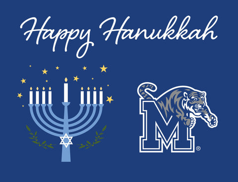 Memphis Happy Hanukkah Yardsy Sign yard sign