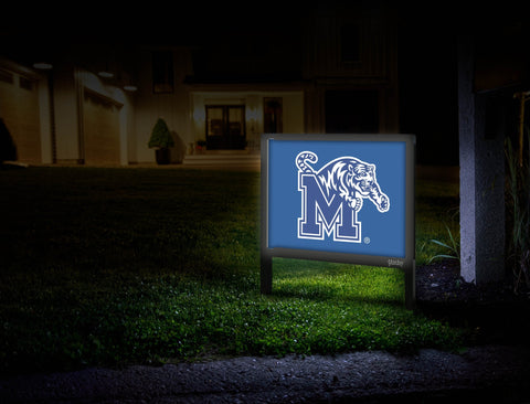 Memphis M Tiger Blue Yardsy Sign
