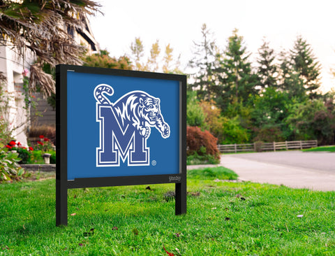 Memphis M Tiger Blue Yardsy Sign