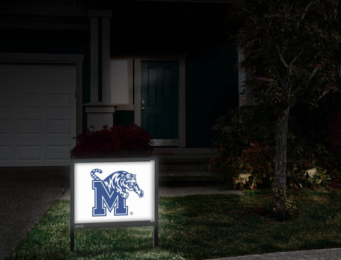 Memphis M Tiger White Yardsy Sign