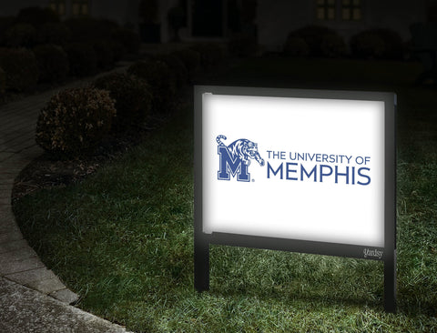 University of Memphis Tiger Blue Yardsy Sign