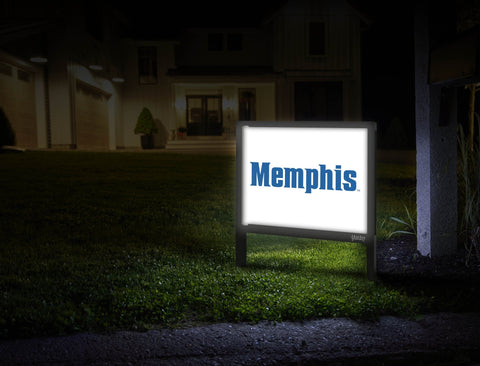 Memphis White Yardsy Sign