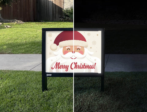 Merry Christmas Santa Yardsy Sign yard sign