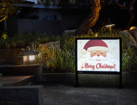 Merry Christmas Santa Yardsy Sign yard sign