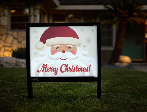 Merry Christmas Santa Yardsy Sign yard sign
