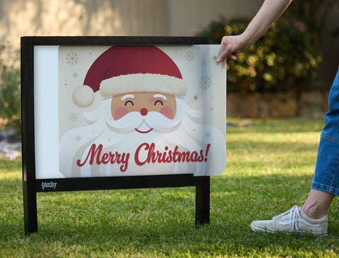 Merry Christmas Santa Yardsy Sign yard sign