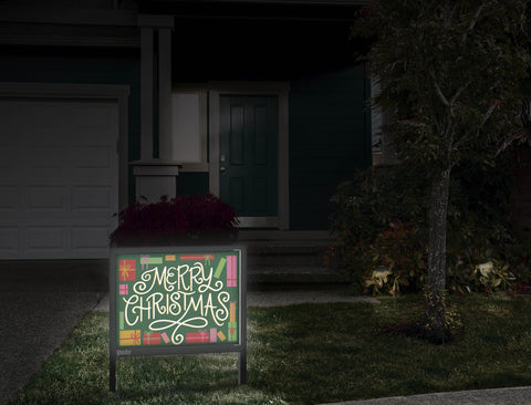 Merry Christmas Yard Sign Front Door