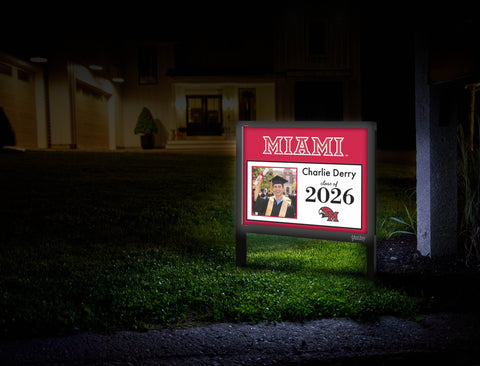 Miami Of Ohio Graduate Custom Yardsy Sign yard sign