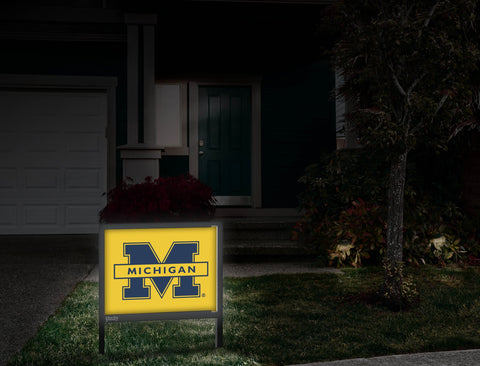 Michigan M Maize Yellow Yardsy Sign