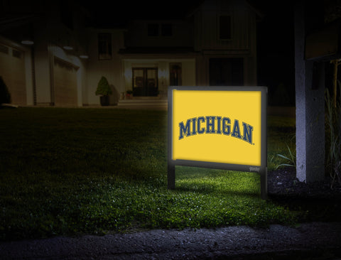 Michigan Maize Yellow Yardsy Sign