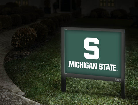 Michigan State Block S Mark Green Walkway