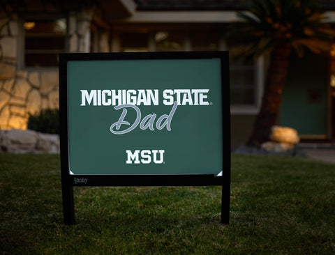 Michigan State Dad Yardsy Sign yard sign