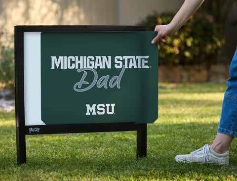 Michigan State Dad Yardsy Sign yard sign