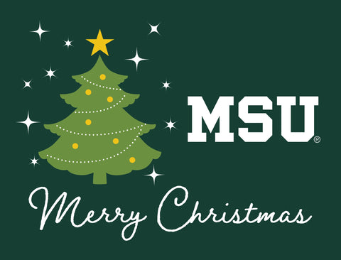 Michigan State Merry Christmas Yardsy Sign yard sign
