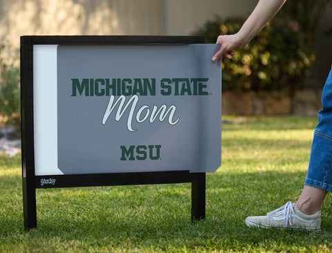 Michigan State Mom Yardsy Sign yard sign