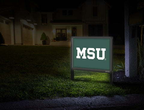Michigan State Msu Green Yardsy Sign Mailbox