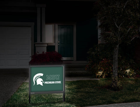 Michigan State MSU Spartan Green Yardsy Sign