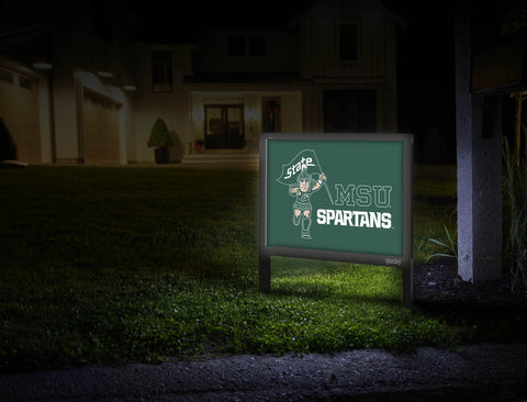 Michigan State MSU Spartan Green Yardsy Sign