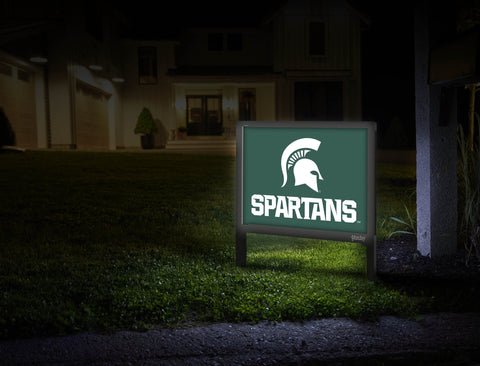 Michigan State Spartans Green Yardsy Sign