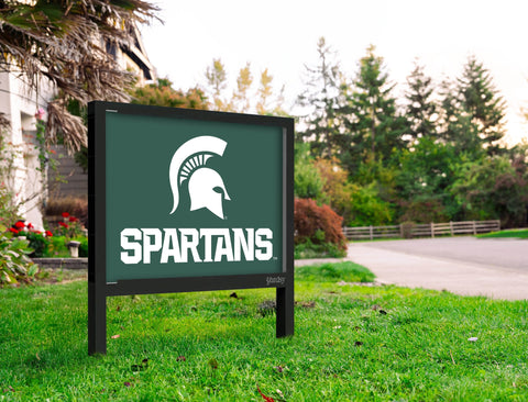 Michigan State Spartans Green Yardsy Sign