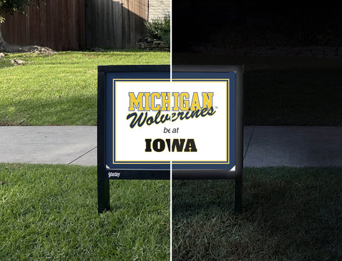 Michigan V Iowa Yardsy Sign yard sign