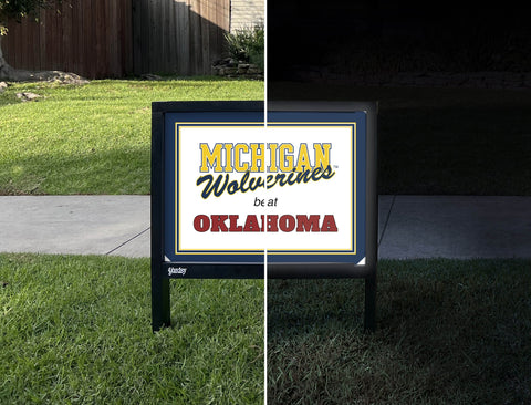 Michigan V Oklahoma Yardsy Sign yard sign