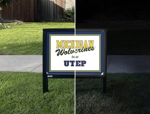 Michigan V Utep Yardsy Sign yard sign