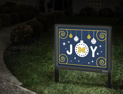 Michigan Christmas Joy Yardsy Sign