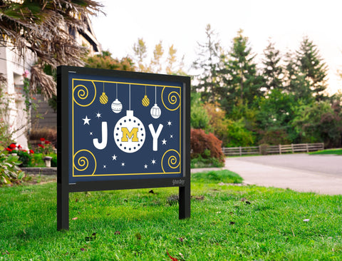 Michigan Christmas Joy Yardsy Sign