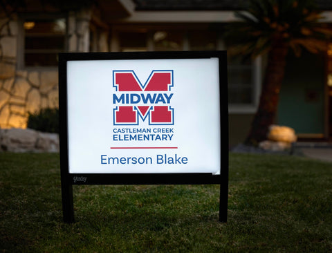 Midway Castleman Creek Elementary Custom Yardsy Sign yard sign