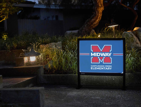Midway Castleman Creek Elementary Yardsy Sign yard sign