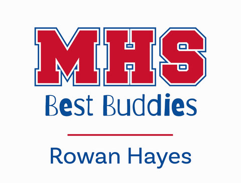 Midway High School Best Buddies Custom Yardsy Sign yard sign