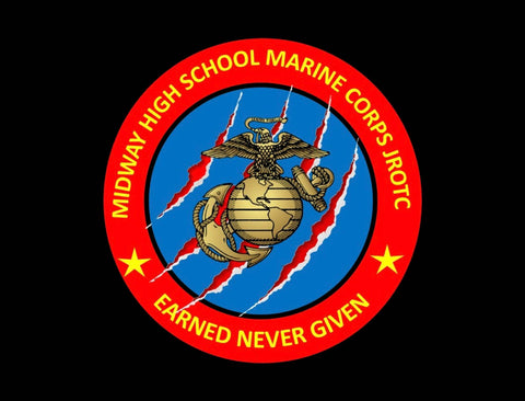 Midway High School Mcjrotc Yardsy Sign yard sign