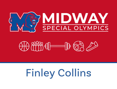 Midway High School Special Olympics Custom Yardsy Sign yard sign