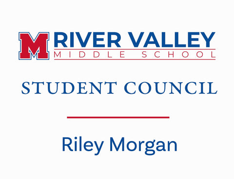 Midway River Valley Middle School Student Council Custom Yardsy Sign yard sign