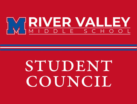 Midway River Valley Middle School Student Council Yardsy Sign yard sign