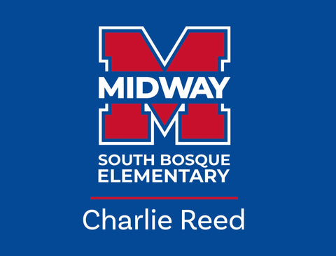Midway South Bosque Elementary School M Custom Yardsy Sign yard sign