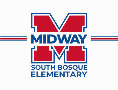 Midway South Bosque Elementary School M Yardsy Sign yard sign