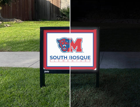 Midway South Bosque Elementary School Yardsy Sign yard sign