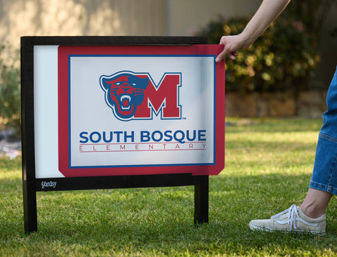 Midway South Bosque Elementary School Yardsy Sign yard sign