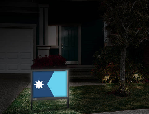 Minnesota Flag Yardsy Sign Front Door